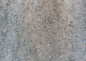 Dirt road with small pebbles