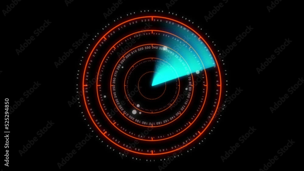 Poster futuristic hud panel positioning and targeting motion element