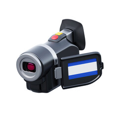  Handy Cam media icon  isolated 3d render illustration