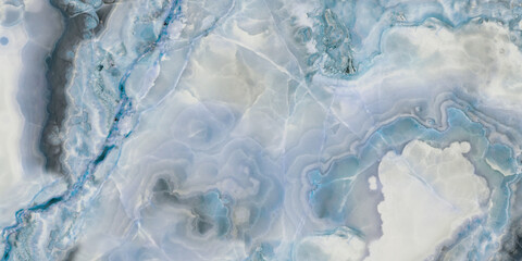 Blue onyx marble texture detail