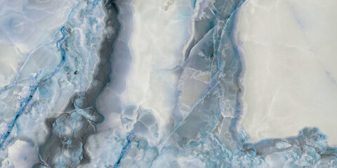 Plakat Blue onyx marble texture detail