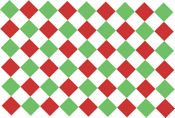 Beautiful patterned background for decorative plaid, argyle cloth, red green gingham.