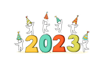 2023 Happy New Year card.