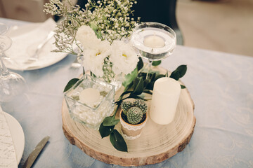 wedding table decoration