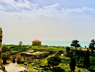 Fototapeta na wymiar Wunderschöne Hafenstadt Byblos im Libanon 