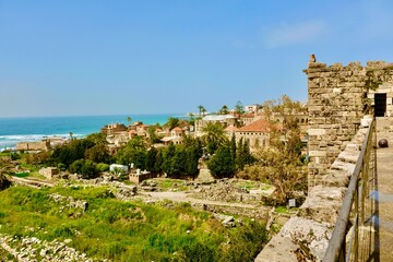 Wunderschöne Hafenstadt Byblos im Libanon 