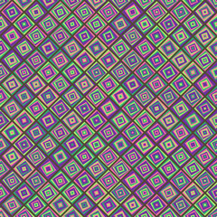 Color Rhombus tile tessellation pattern illustration