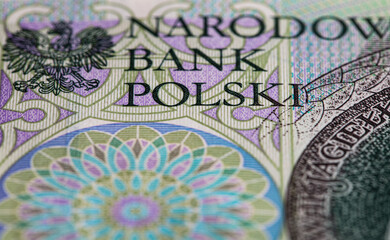 Obverse of 100 polish zloty banknote