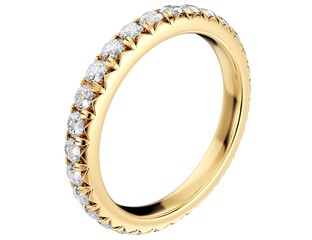 Diamond Ring Design For Women, 3D Rendering