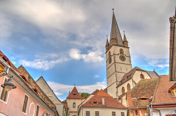 Fototapeta na wymiar Sibiu landmarks, Romania