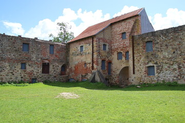 old castle in the mountains
