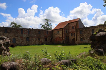 Fototapeta premium ruins of house