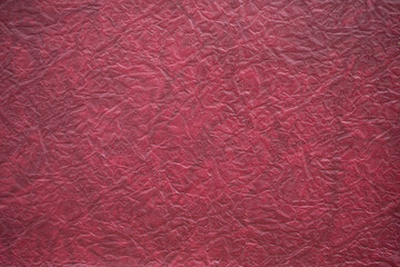 Red Leather texture for background. Patterned Leather and old leather texture background.