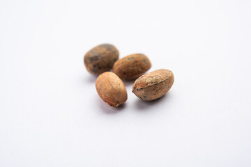 Jamalgota or Jayapala - Croton tiglium seed is an Ayurvedic medicine also known as purging croton © StockImageFactory