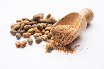 Jamalgota or Jayapala - Croton tiglium seed is an Ayurvedic medicine also known as purging croton © StockImageFactory