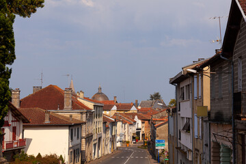 Fototapeta premium View of Aire sur l'Adour, New Aquitaine. France