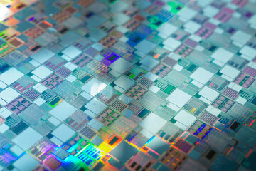 Silicon wafer for manufacturing semiconductor of integrated circuit.