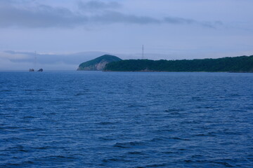 Sea views of Vladivostok and the surrounding area