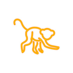 monkey neon icon