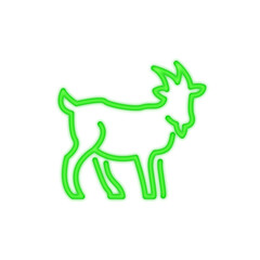 goat neon icon