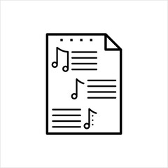 Music Score Icon Y_2103001