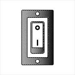 Switch Icon, Electrical Switch