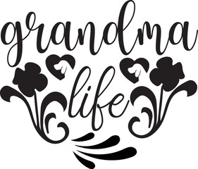 grandma svg design