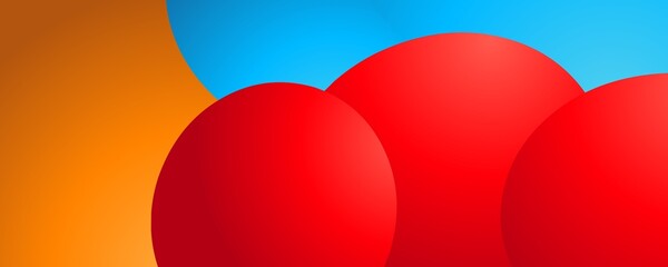 Colorful round pattern abstract background, Colorful polka dot pattern for background 