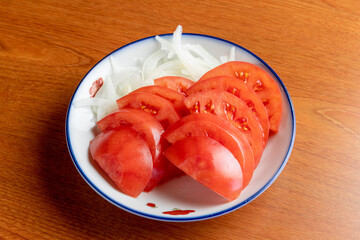 トマトスライスサラダ