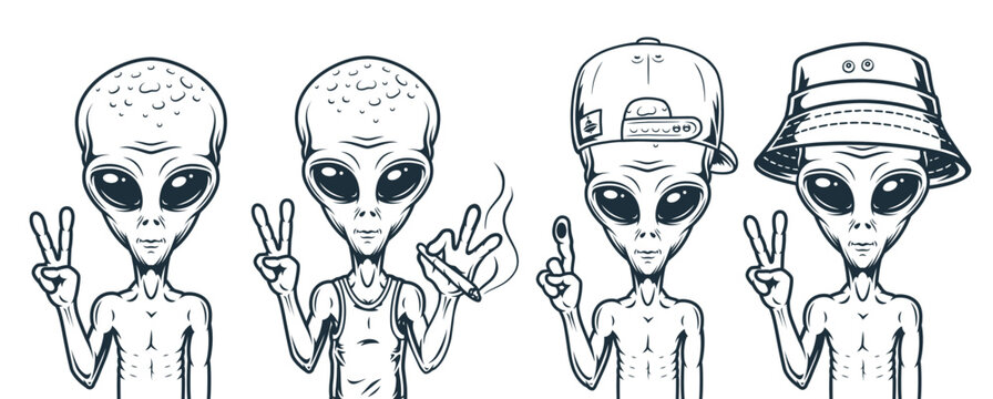 HD alien smoke wallpapers