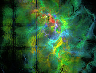 Imaginatory fractal abstract background Image