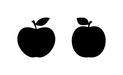 Apple icon vector. Apple sign and symbols for web design.