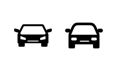 Car icon vector. car sign and symbol. small sedan