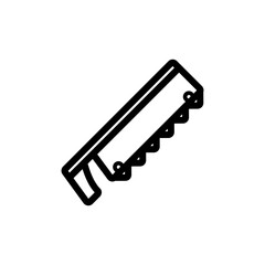Blade, carpentry icon vector illustration