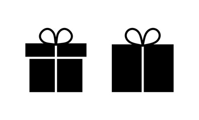 Gift icon vector. gift sign and symbol. birthday gift