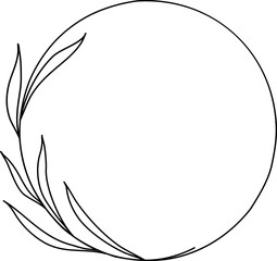 tiger line art doodle