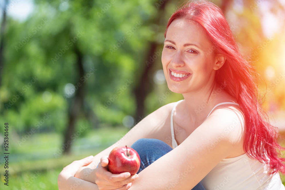 Canvas Prints portrait of a young attractive woman