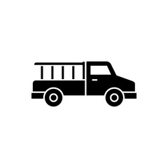 truck icon vector illustration logo template for many purpose. Isolated on white background.