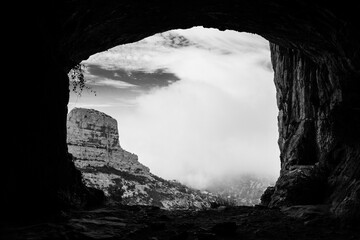 Marseille , France - Grotte Pas de la Demi Lune