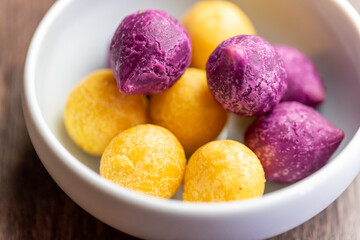 さつまいも揚げ団子