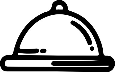 food cover,handrawn doodle line art