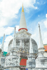 The famous temple Wat Phra Mahathat Woramahawiha Nakhon Si Thammarat, Thailand.