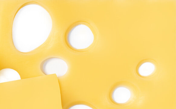 Cheese  Pattern. Slices of cheese for burger  as a background
