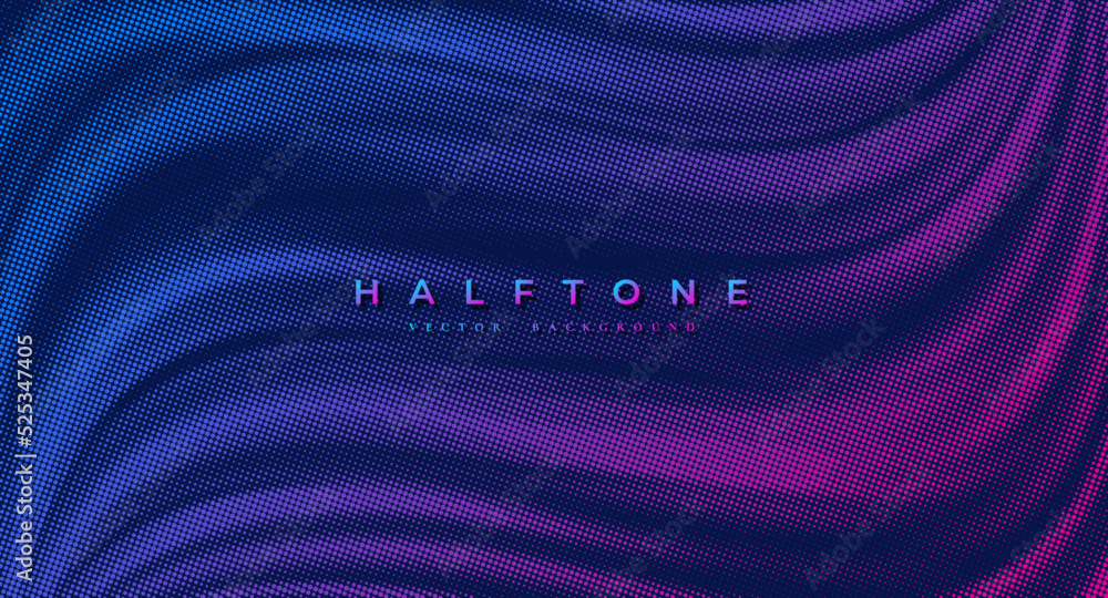 Poster trendy halftone dotted background. abstract polka dot style texture abstract halftone dot pattern.