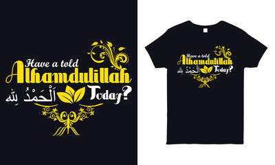 Simple Islamic T shirt Design