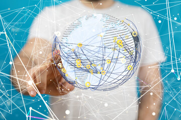 the 3d Global Network Of People.