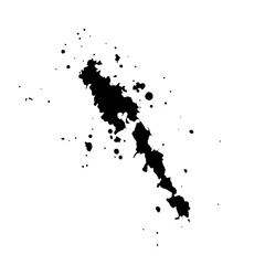 Obraz premium black ink splash for design element 