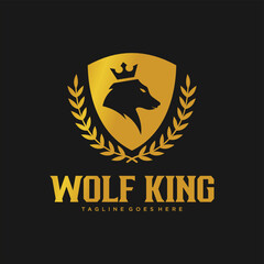 King Wolf Logo Design