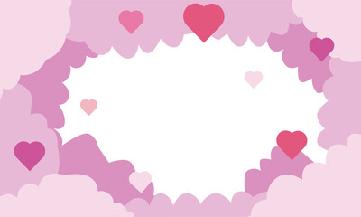 love symbol and icon illustration for happy valentine day