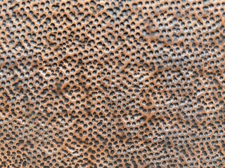 Brown metal texture